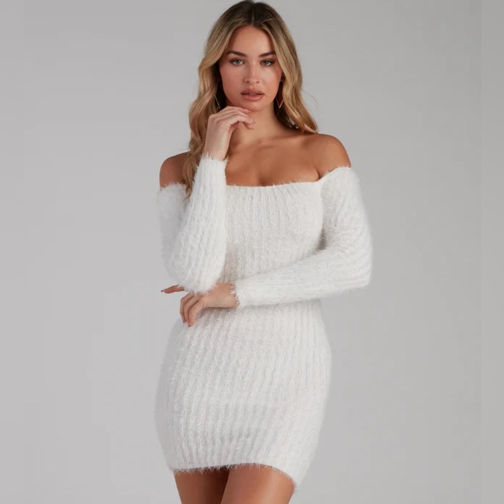 Windsor Best of Both Worlds Eyelash Knit Dress